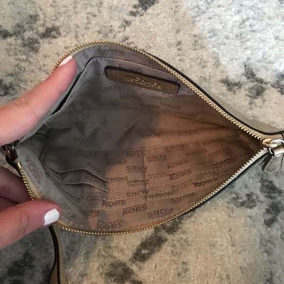 Gold Michael Kors Wristlet - Picture 2 of 2